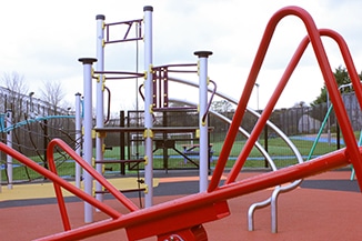 Outside play area at Atkinson