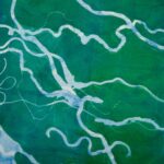 green paint art